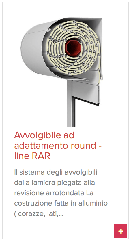 avvolgibile ad adattamento RAS